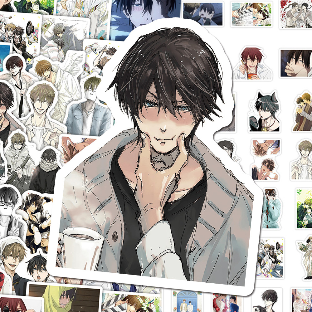 136张我被最想拥抱的男人威胁了贴纸高颜值人物周边diy手机壳贴