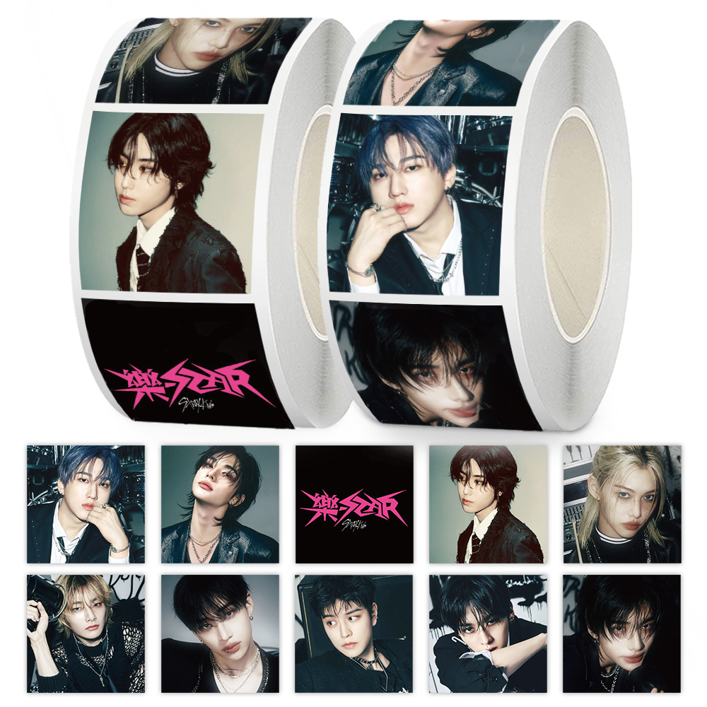 1000贴韩国男团StrayKids卷卷贴高颜值明星人物爆款周边帅照贴画