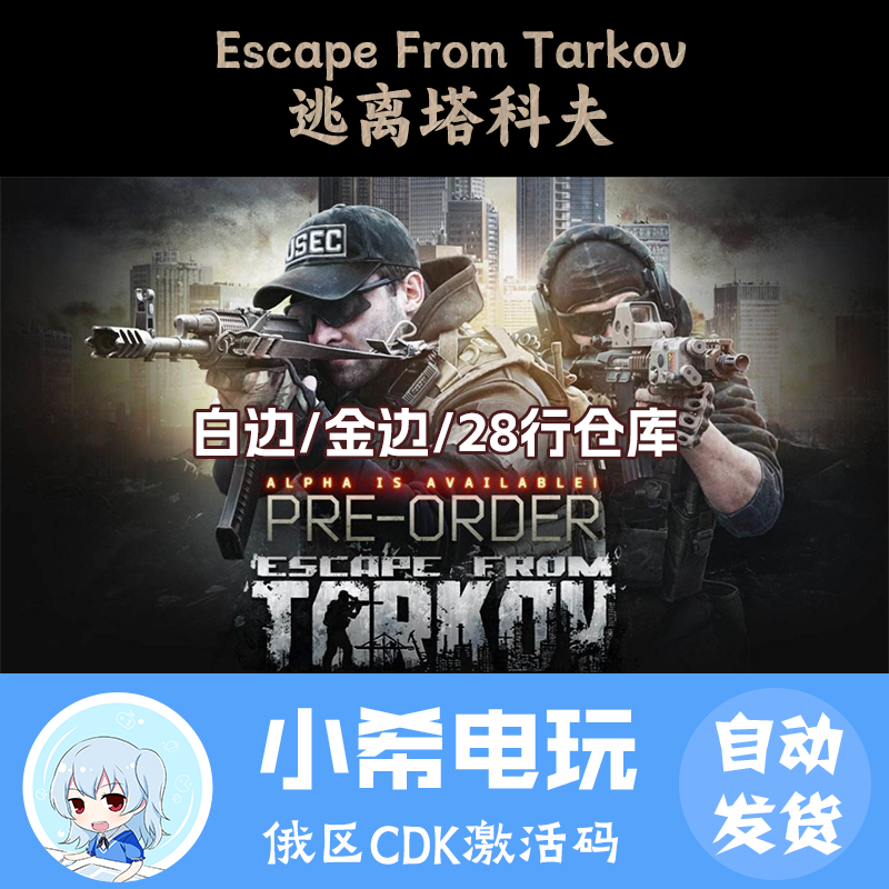 正版逃离塔科夫俄白金边CDK
