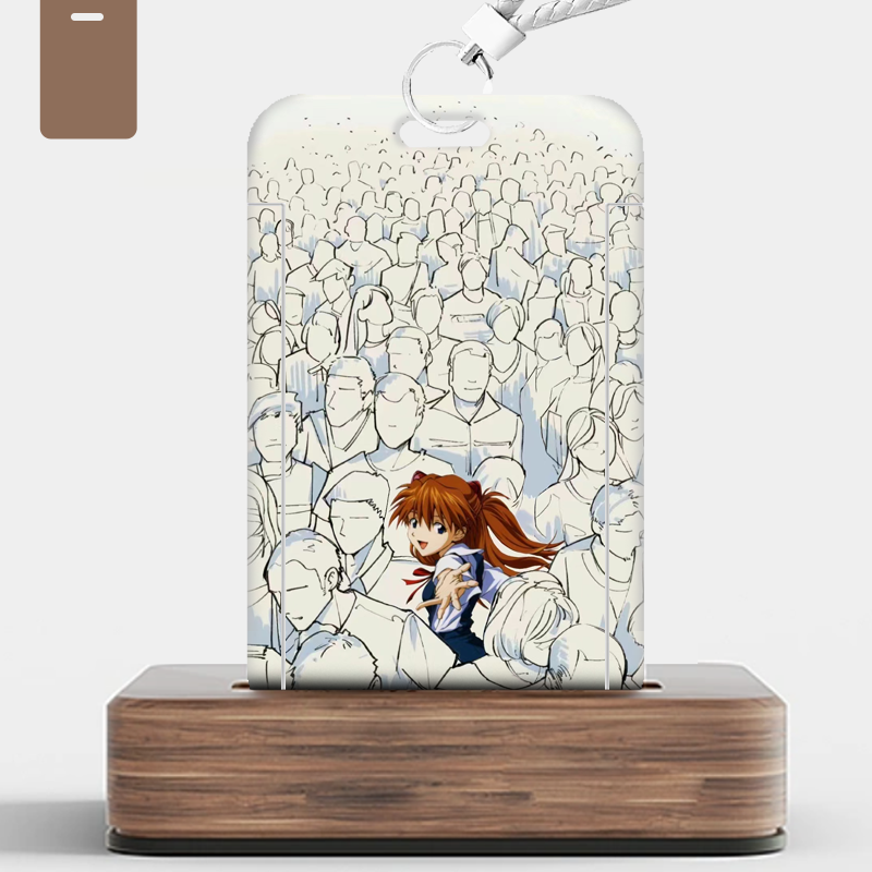 公交卡套学生卡套地铁卡套eva福音战士明日香动漫周边硬卡套卡包