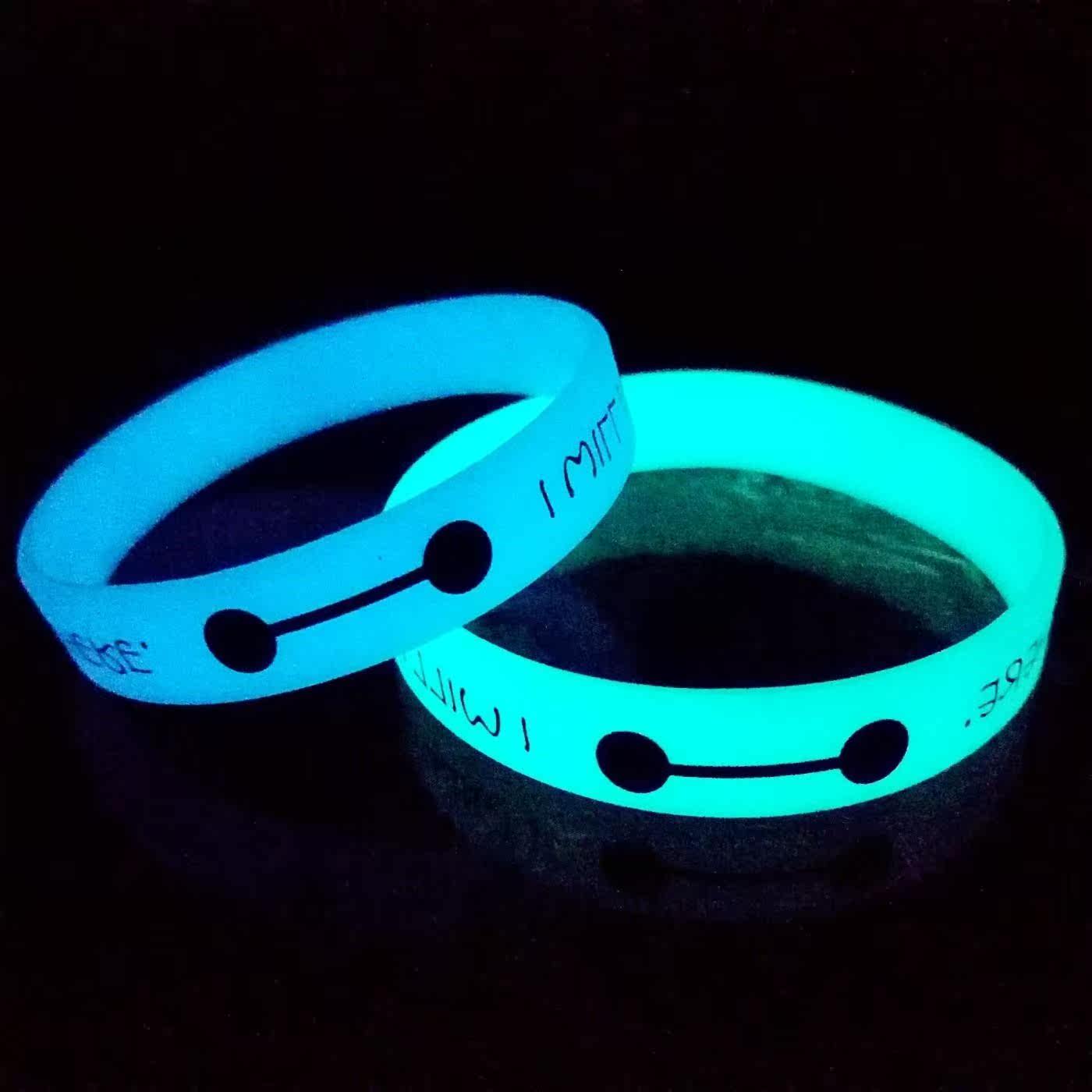 A pair of white luminous bracelet couple students siliconein the Accessories/Fashion Jewelry, Bracelets  category - from Buy2taobao.com to provide professional Taobao agent buy service