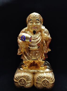 东密密宗大财神佛像礼品摆件大黑天三面财神唐密大黑天财
