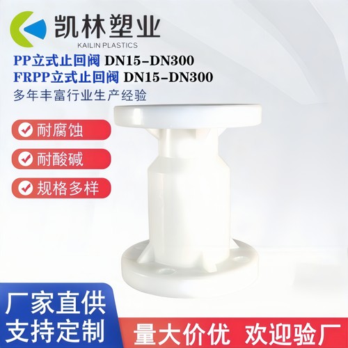 PP立式止回阀FRPP立式止回阀