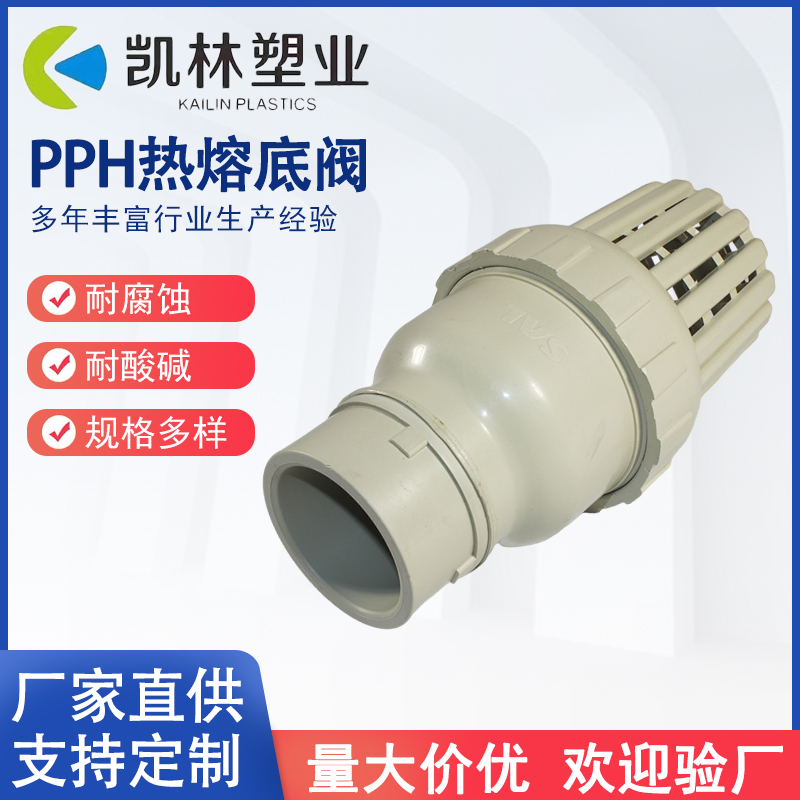 PPH热熔球芯单向阀抽水过滤阀