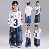 迪克家hiphop街舞童装 男童炸街酷帅嘻哈风套装 儿童街舞演出服潮服