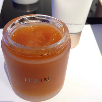 日本进口ITRIM本土版面部磨砂膏去角质果酱洁面膏100g 无限回购款