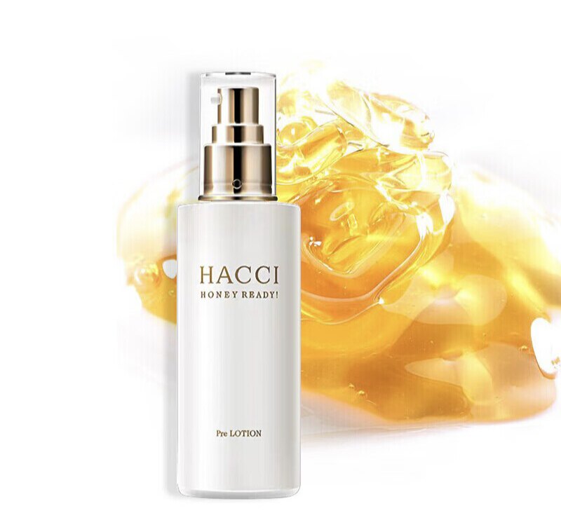 日本进口HACCI花绮蜂蜜导入精华乳肌底液95ml 高保湿补水滋润修护
