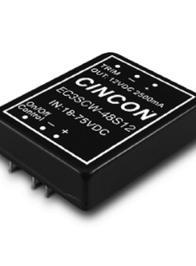 EC3SCW-48S12N 幸康 18-75V转12V转0-2500mA 30W DC-DC转换器