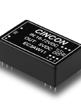 EC3AW02M 幸康 9-36V转12V转250mA 3W DC-DC转换器