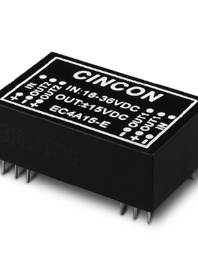 EC4A16HMS-E 幸康 18-36V转±5V转±500mA 5W DC-DC转换器