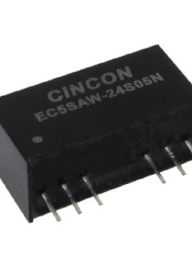 EC5SAW-24D12N 幸康 9-36V转±12V转0-±417mA 10W DC-DC转换器
