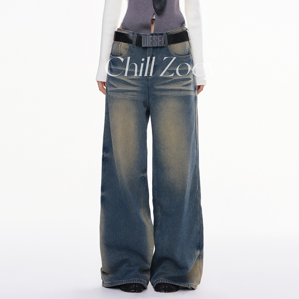 CHILLZOEY牛仔裤休闲冰封海棠