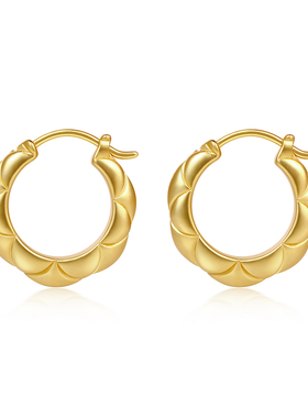 LE LOUP 耳饰女设计感雅典娜十字纹图案耳扣2025秋季新款官方授权