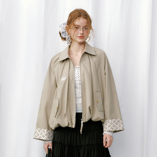 CloudSeason 外套女士柏林花事休闲百搭上衣2026春季新款官方授权