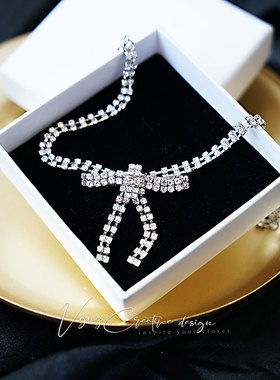 轻奢设计感甜美风百搭超闪项链