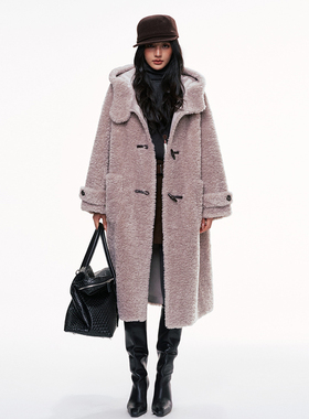 CHILL ZOEY外套女懒惰风气质昭和书长款大衣2025冬季新款官方授权