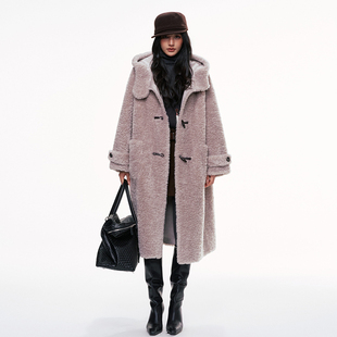 新款 大衣2025冬季 官方授权 ZOEY外套女懒惰风气质昭和书长款 CHILL