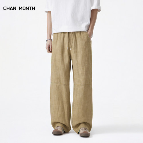 CHANMONTH美式夏季新款休闲裤男