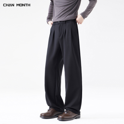 CHANMONTH秋冬高级感黑色西裤