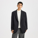 新潮牌高级感黑色正装 外套男秋季 宽松休闲西服 MONTH痞帅西装 CHAN