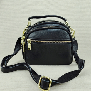 2026新款头层牛皮真皮女包单肩斜挎包耐磨软皮黑色女包四季通用潮