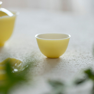 色迹色釉陶瓷茶杯品茗杯主人功夫茶具个人杯茶具薄胎家用