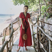 复古蕾丝海边度假夏装 奈良波西米亚套装 阔腿裤 搭配一整套休闲气质