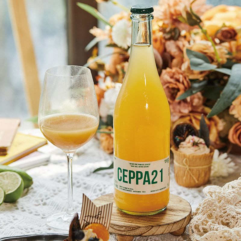 意大利"奇葩"白起泡酒葡萄酒自然酒ceppa21 气泡强劲 柑橘果香