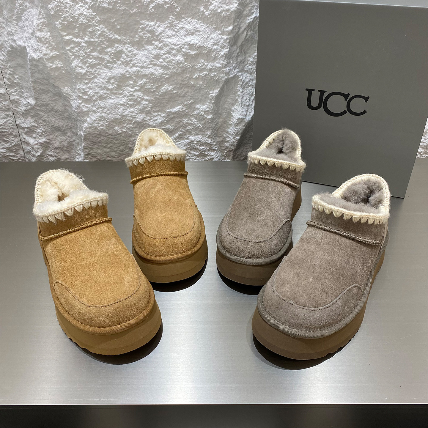 2025冬季新款原皮原毛加厚保暖雪地靴厚底大棉低筒雪地棉毛线口,女鞋,时尚雪地靴,淘宝优惠券,粉丝福利购,淘宝优惠卷