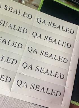 封口贴 万代 QA SEALED 1版10小张