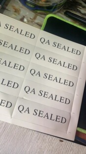 封口贴 万代 QA SEALED 1版10小张