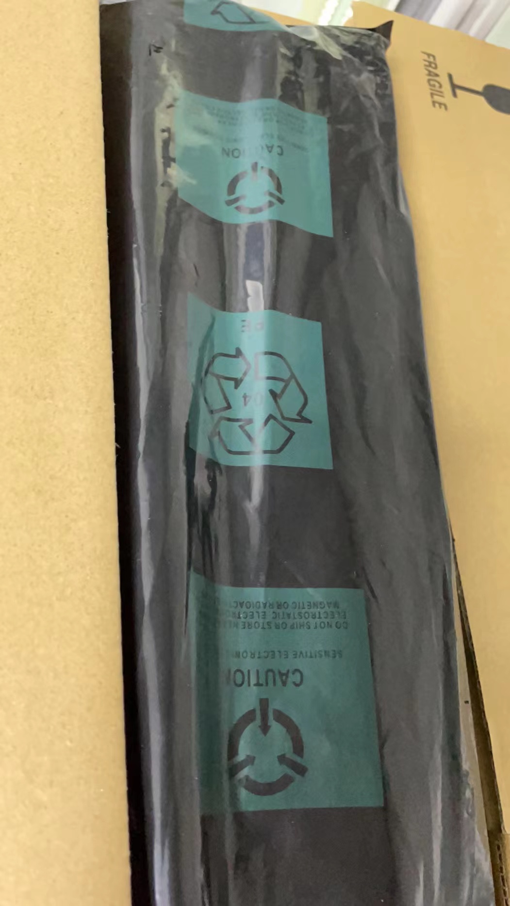 防静电袋电子元器件平口袋IC收纳料管屏蔽袋长条形包装袋 19*68CM