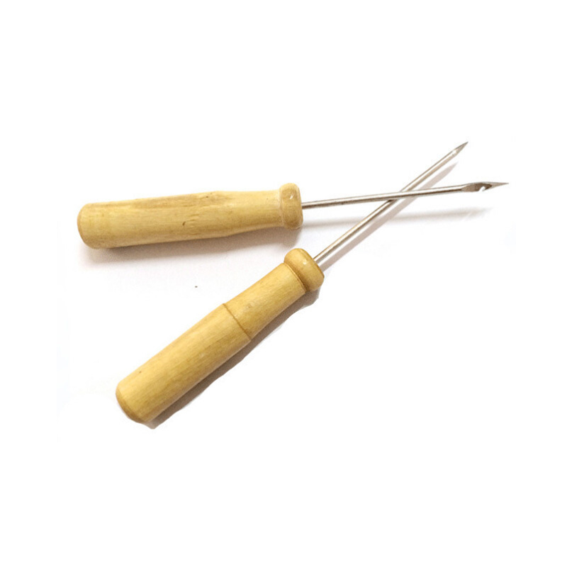 科朗鑫盛 钩线木头锥子 直钩 装订线团 锥子 带钩锥子