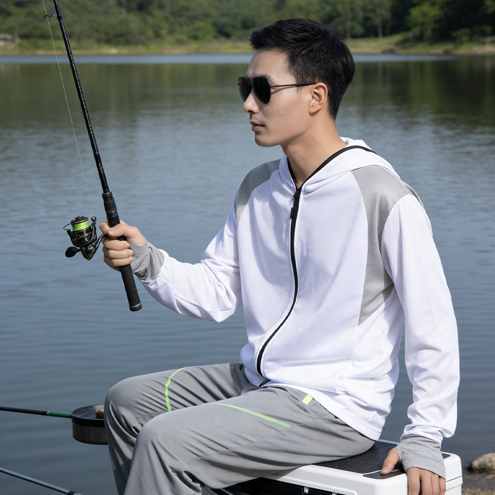 钓鱼服防晒男夏季冰丝速干透气专业团队定制户外垂钓衣防蚊套装裤