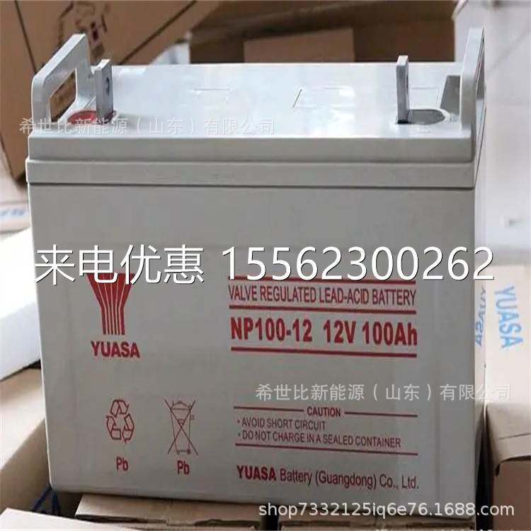 YUASA汤浅蓄电池NP100-12阀控密封式铅酸免维护12V100AH后备储能