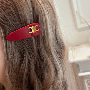 反转巴黎 设计感侧边鸭嘴夹刘海少女边夹碎发夹发饰 2026秋冬新款