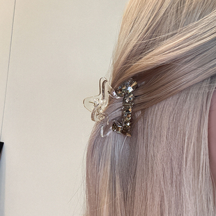 星动沦陷◆公主头小号抓夹百搭款五角星时尚个性甜酷韩系闪钻发饰