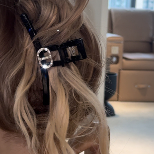 贵气千金◆韩国字母大发夹新款名媛高级感鲨鱼夹发饰后脑勺抓夹