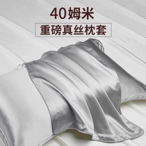 出口清仓40姆咪桑蚕丝夏季枕套