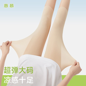 高腰小个子过膝盖鲨鱼裤 超薄打底裤 大码 冰丝面膜裤 女夏天外穿新款