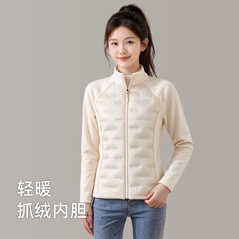 双面摇粒绒外套女学生冬季校服神器冲锋衣内胆小棉袄东北保暖开衫