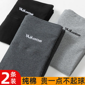 打底裤 加绒加厚保暖裤 女外穿春秋高腰紧身裤 冬季 弹力全棉秋裤 大码