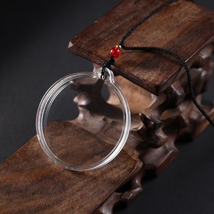 空心可打开吊坠盒可拆装款项链盒经文保护盒金银币五帝钱圆形挂件