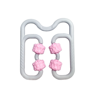 夹腿按摩器瘦腿滚轮泡沫轴滚动轴泡沫肌肉放松腿部狼牙轴美腿