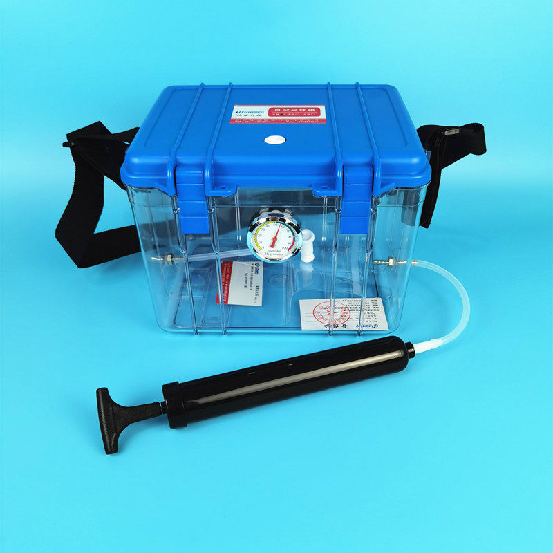 真空采样箱 非甲烷总烃气体采样箱 负压法hj-732/j38 手动抽气泵