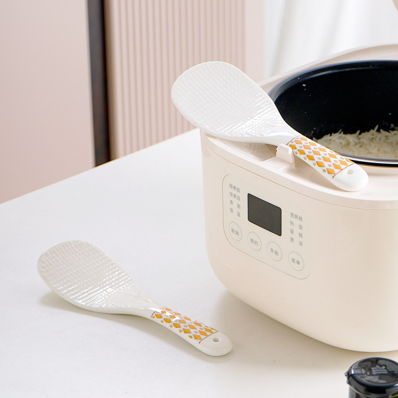 创意米饭铲饭勺家用厨房不粘黏饭铲子陶瓷米饭勺电饭锅盛饭勺饭瓢,餐饮具,调羹/饭勺,淘宝优惠券,粉丝福利购,淘宝优惠卷