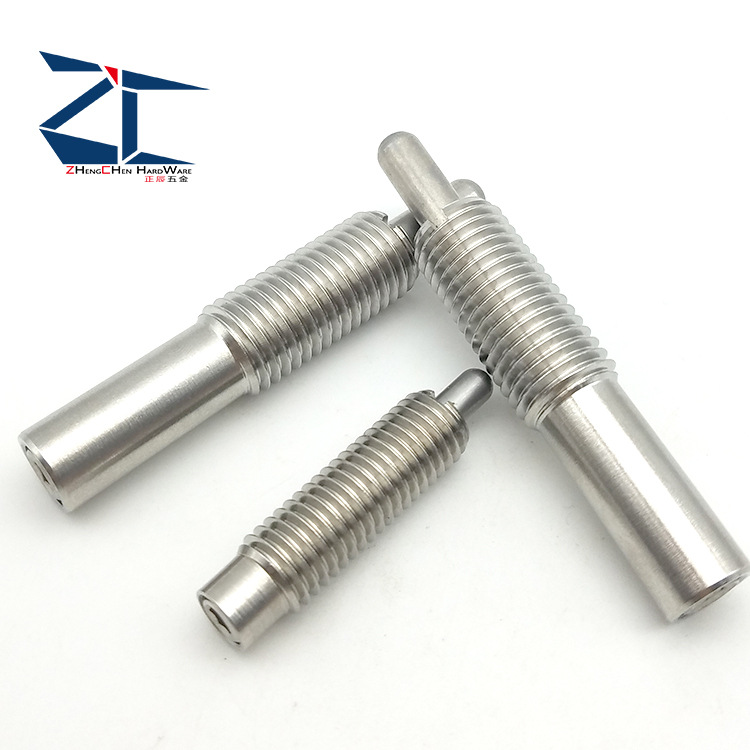 PJLW3/4/5/6/8/10/12/16 不锈钢弹簧柱塞伸缩销 轻载型 ZAP01