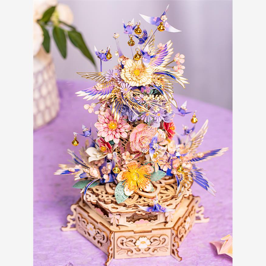 艺模醉花间3d立体拼图金