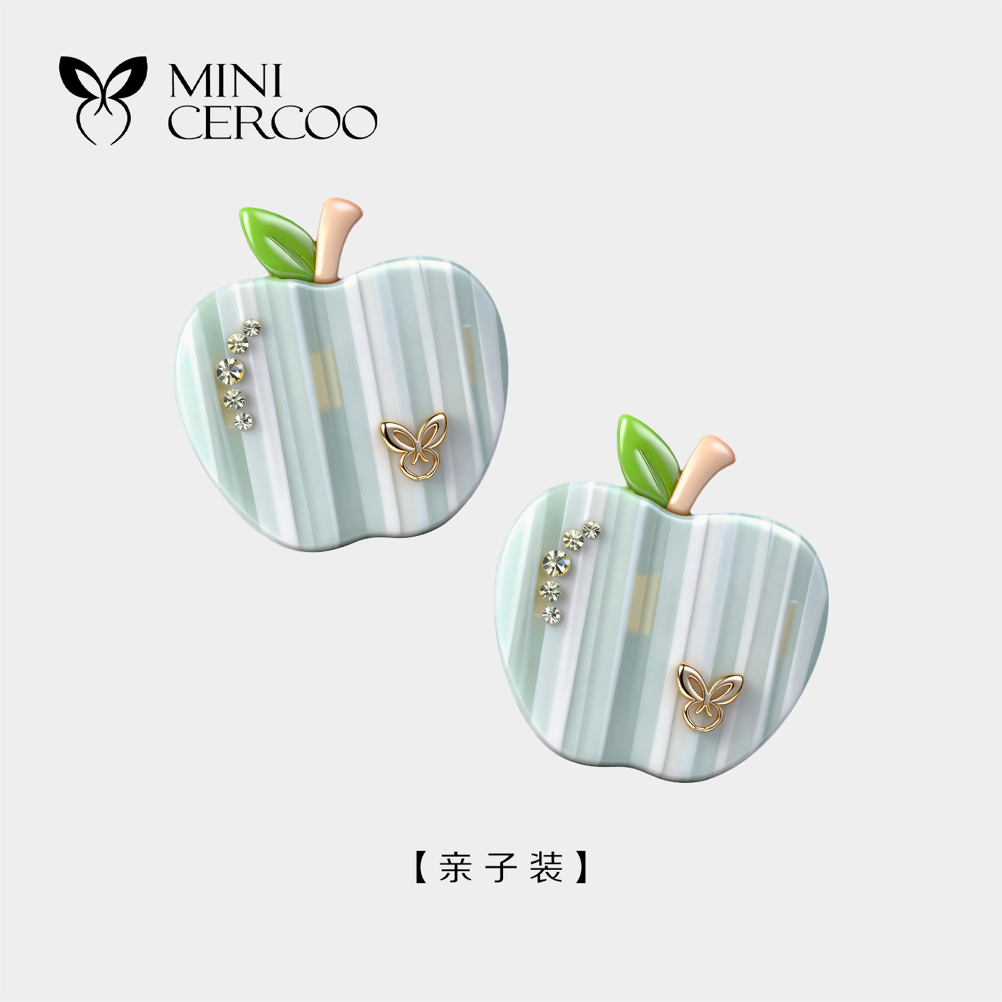 MiniCercoo儿童发夹碎发宝宝发卡bb夹子小女孩妈妈亲子刘海夹发饰