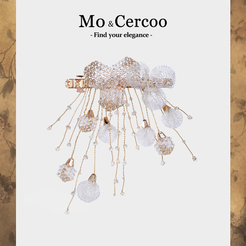 Cercoo/奢蔻手工编织边刘海夹